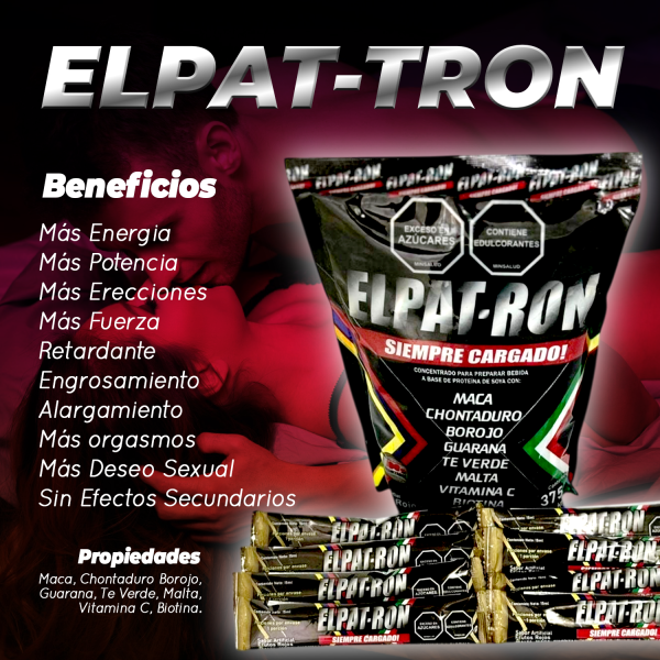 Recupera tu energía. Reafirma tu poder. EL PATRÓN es un suplemento natural formulado para potenciar la vitalidad masculina, aumentar la resistencia física, mejorar el rendimiento y ayudarte a recuperar tu mejor versión, tanto física como íntimamente.