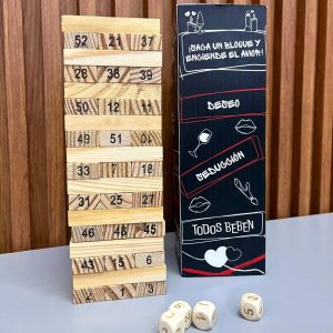 Jenga Erótico para Parejas 54 Piezas