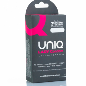 Lady Condón Sin Látex Femenino x 3